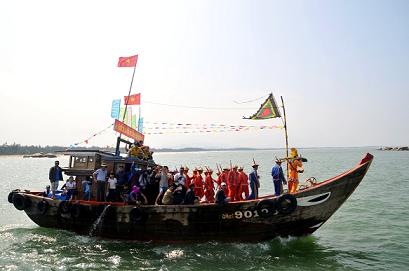 Lễ hội cầu ngư tại xã Bình Thuận, huyện Bình Sơn năm 2021