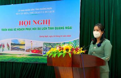Hội nghị triển khai Kế hoạch phục hồi du lịch tỉnh Quảng Ngãi