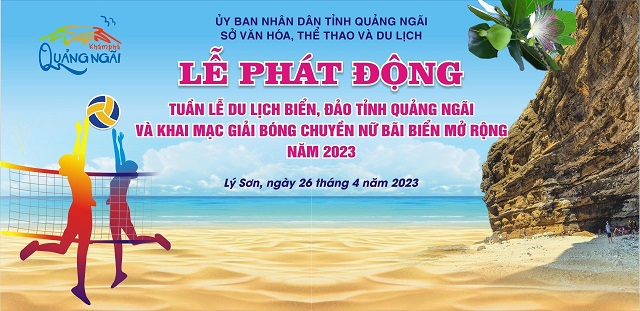 Phát động Tuần lễ Du lịch biển, đảo tỉnh Quảng Ngãi năm 2023