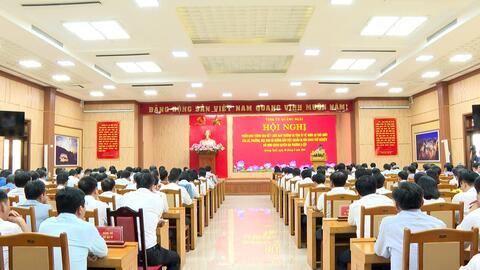 Hội nghị triển khai Thông báo kết luận của Ban Thường vụ Tỉnh ủy về dự kiến nhân sự chủ chốt của xã, phường, đặc khu