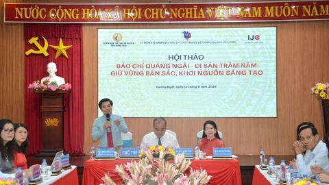 “Báo chí Quảng Ngãi - Di sản trăm năm - Giữ vững bản sắc, khơi nguồn sáng tạo”