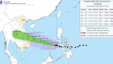 Về việc tập trung ứng phó bão KALMAEGI (bão số 13)