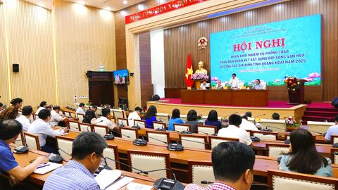 Hội nghị triển khai nhiệm vụ phong trào “Toàn dân đoàn kết xây dựng đời sống văn hóa” và công tác gia đình năm 2025
