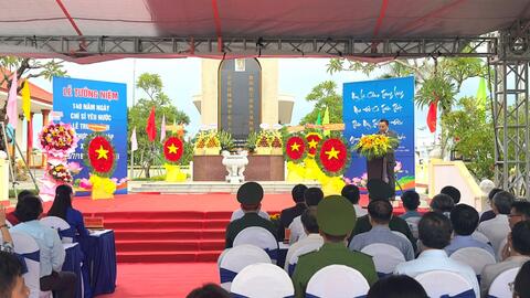 Lễ tưởng niệm 140 năm ngày mất chí sĩ yêu nước Lê Trung Đình