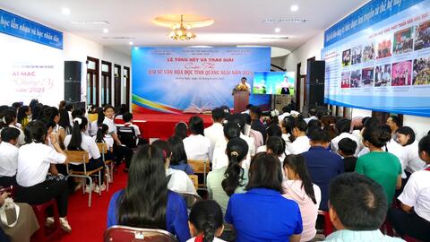 Tổng kết và trao giải Cuộc thi Đại sứ Văn hóa đọc tỉnh Quảng Ngãi năm 2025