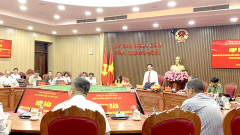 Họp báo thông tin về Đại hội Đảng bộ tỉnh Quảng Ngãi lần thứ I, nhiệm kỳ 2025 – 2030