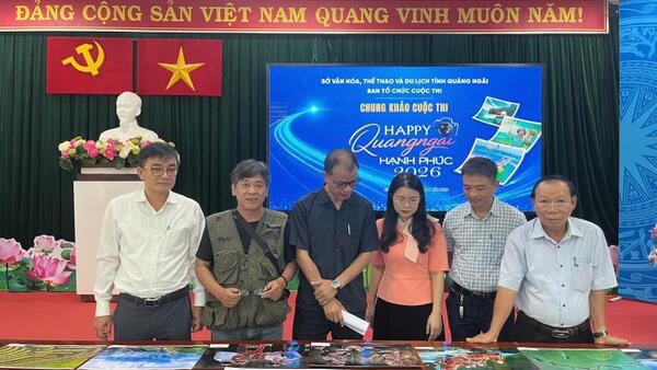 Chấm vòng chung khảo Cuộc thi ảnh “Quảng Ngãi hạnh phúc – Happy Quangngai 2026”