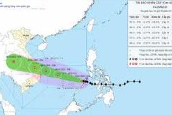 Về việc tập trung ứng phó bão KALMAEGI (bão số 13)