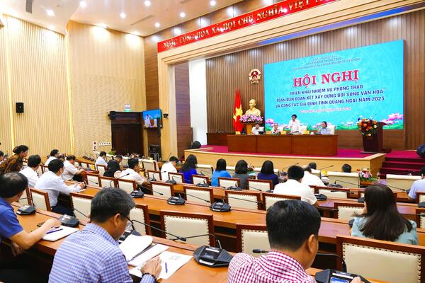 Hội nghị triển khai nhiệm vụ phong trào “Toàn dân đoàn kết xây dựng đời sống văn hóa” và công tác gia đình năm 2025