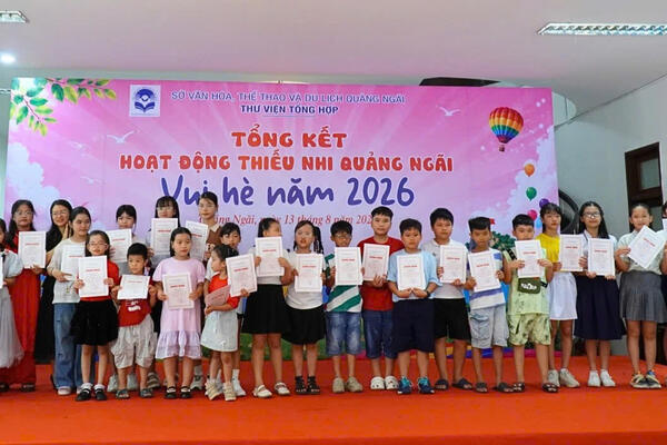 Tổng kết hoạt động “Thiếu nhi vui hè năm 2026”