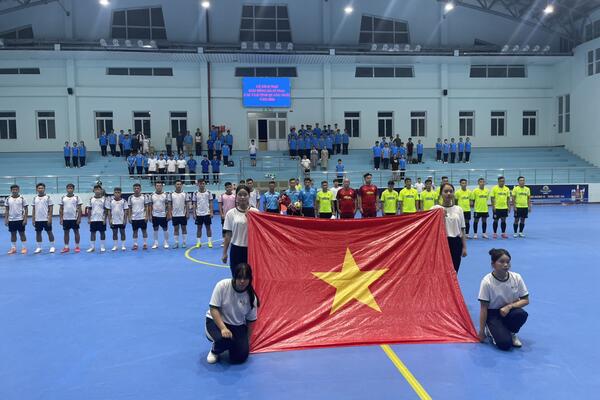 Khai mạc Giải Futsal các Câu lạc bộ tỉnh Quảng Ngãi năm 2026