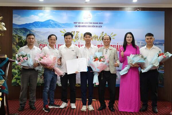Lễ ra mắt Chi hội Hướng dẫn viên Du lịch Quảng Ngãi