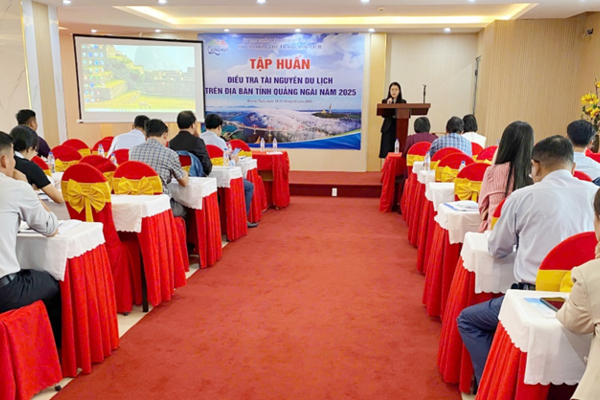 Tập huấn về điều tra tài nguyên du lịch trên địa bàn tỉnh Quảng Ngãi