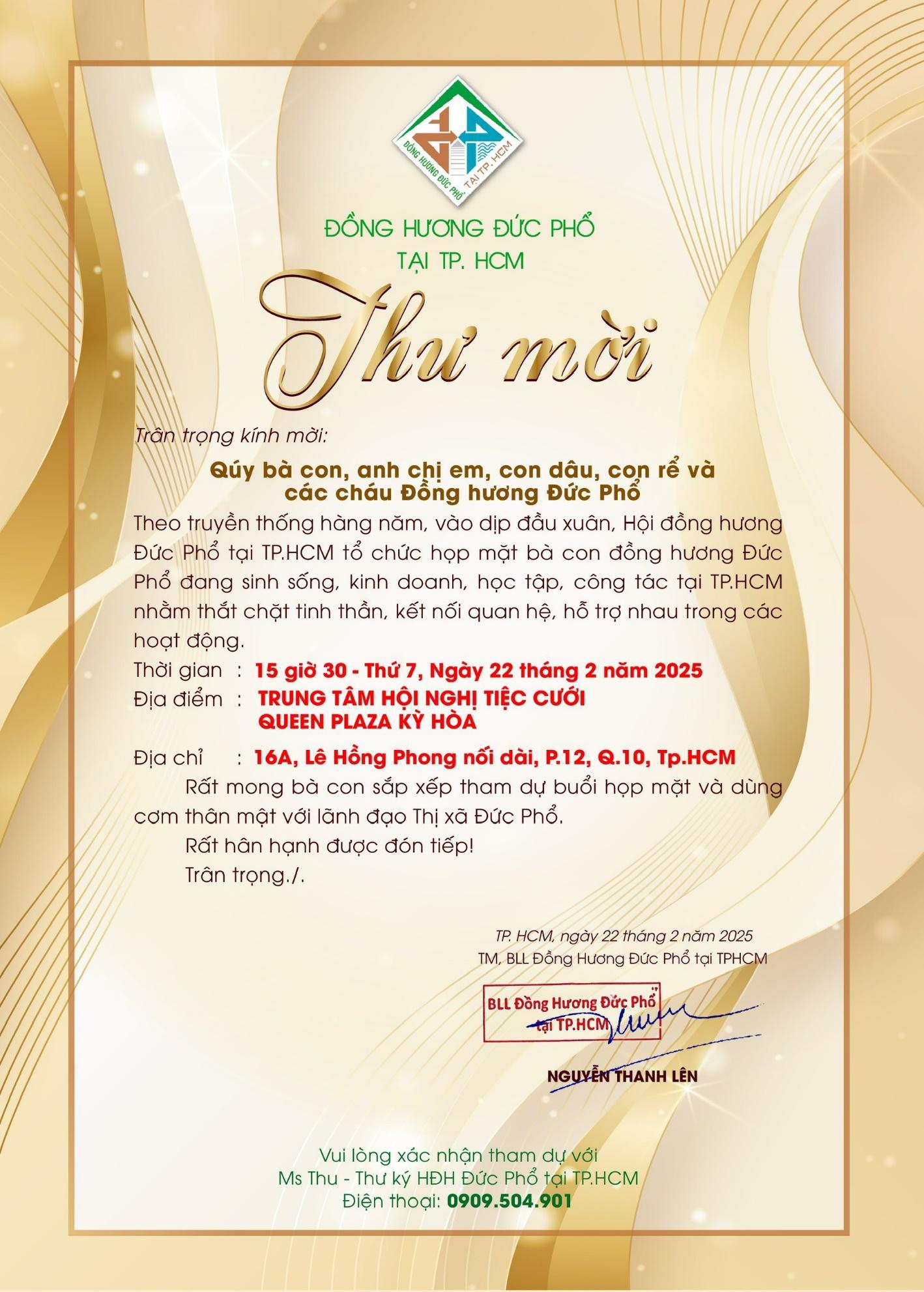 ky niem 10 nam mỏ rọng vòng tay két nói hoi dong huong quang ngai tai tp ho chi minh - 4