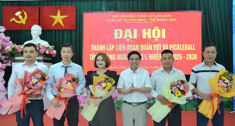 Thành lập Liên đoàn Quần vợt và Pickleball tỉnh Quảng Ngãi - ảnh 4
